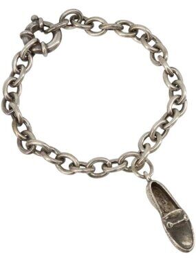 GUCCI Bracelet Ag925 Silver Auth SW2376